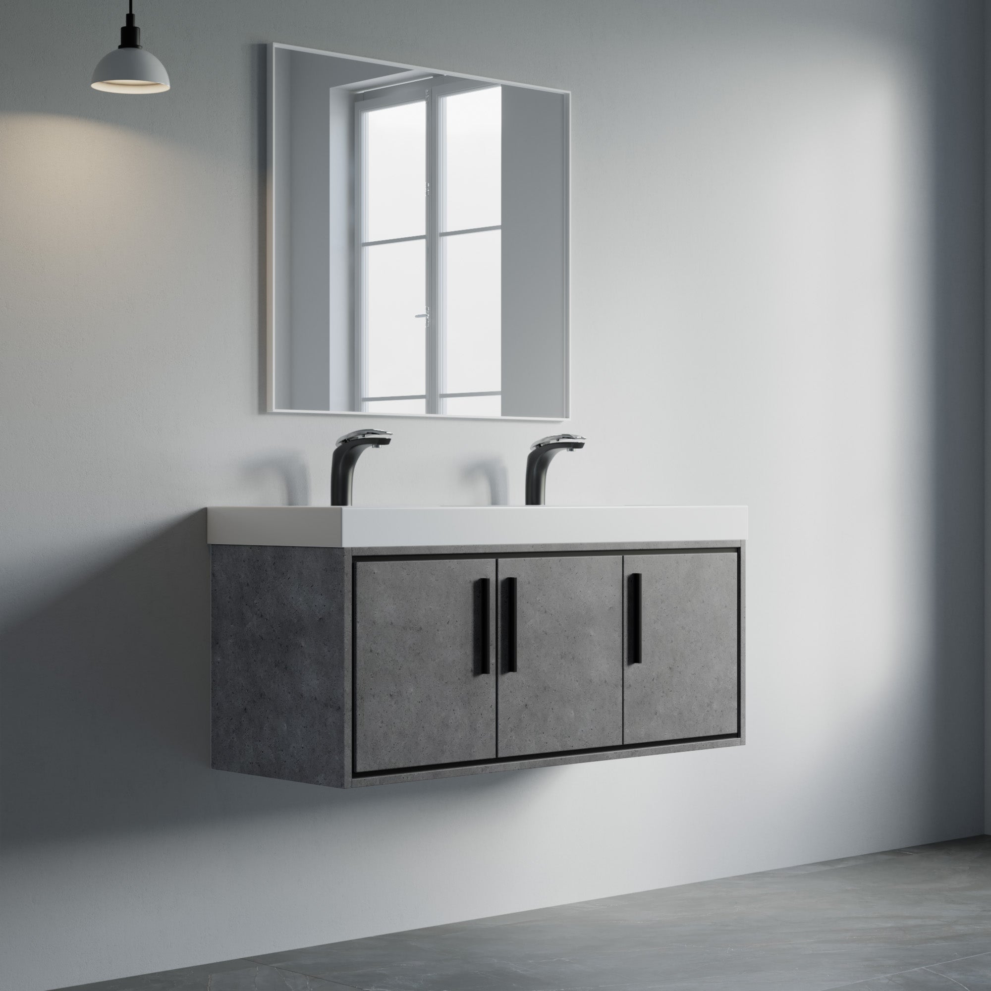 007 Series - 48 Inch Vanity - Double Sinks
