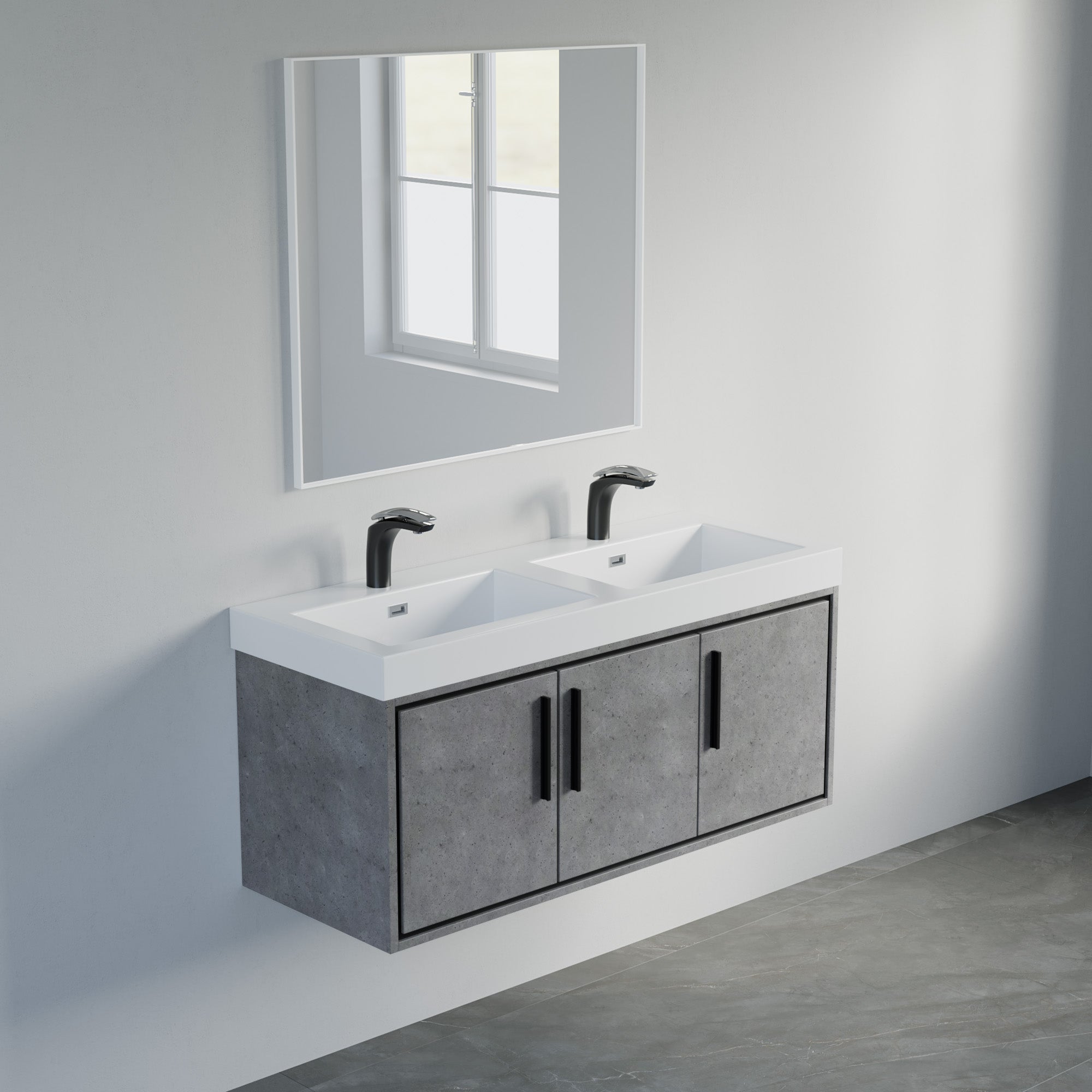 007 Series - 48 Inch Vanity - Double Sinks