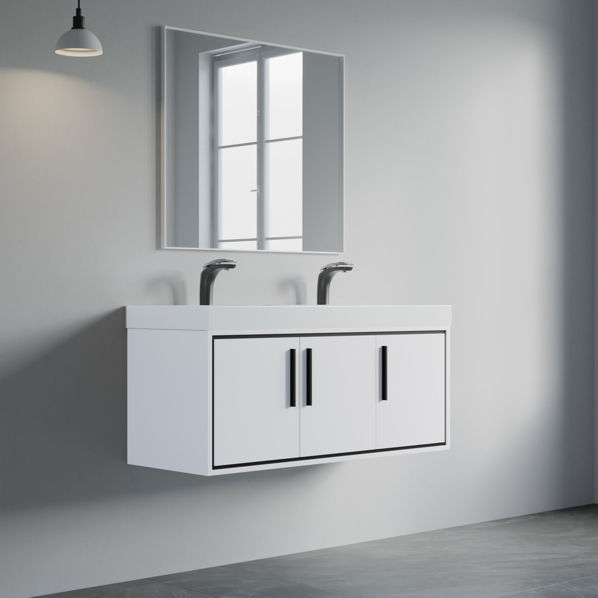 007 Series - 48 Inch Vanity - Double Sinks