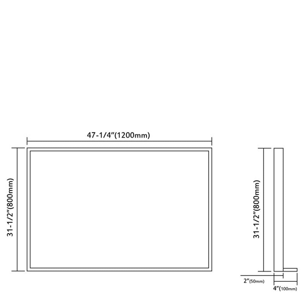 007 Series -  48 Inch Mirror