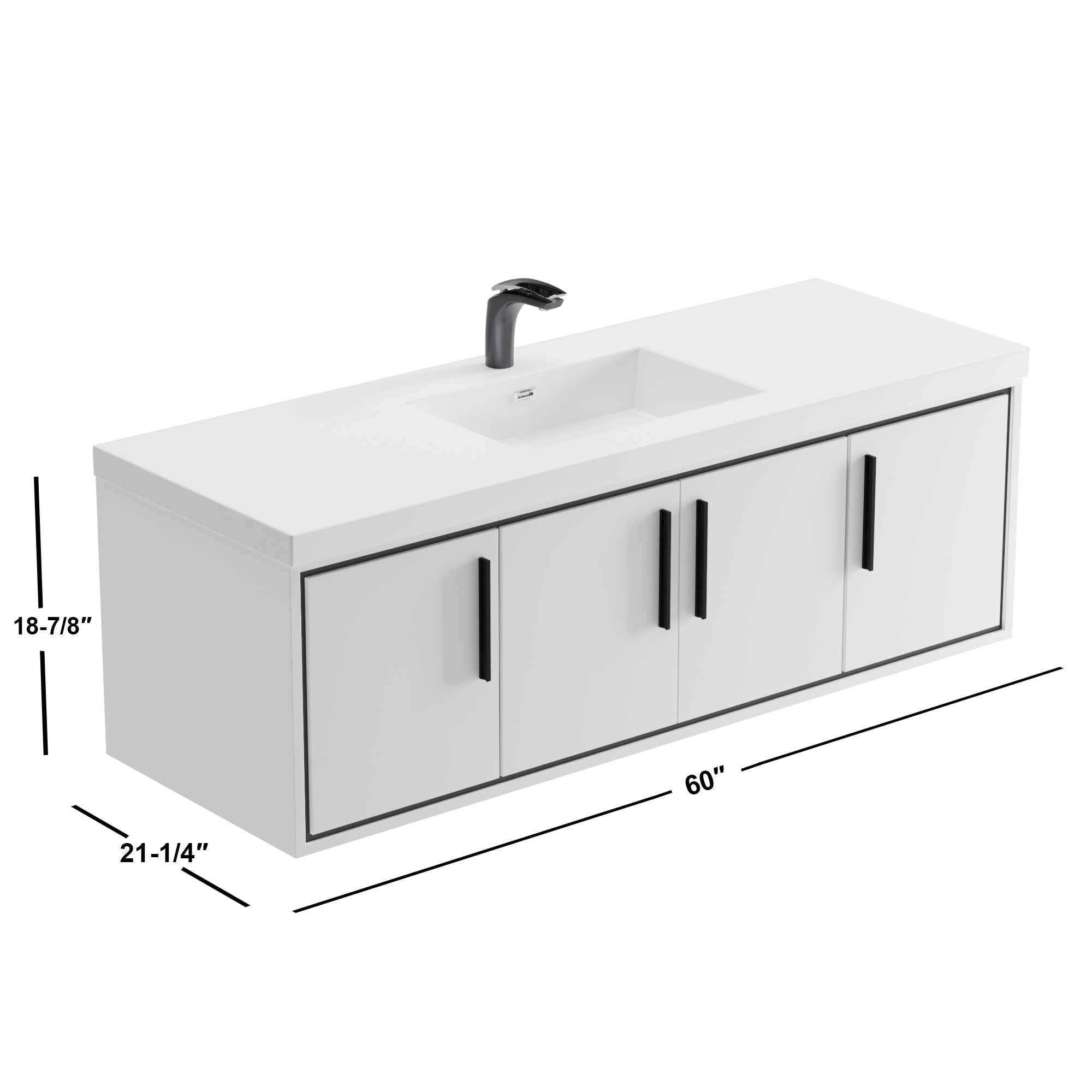007 Series - 60 Inch Vanity