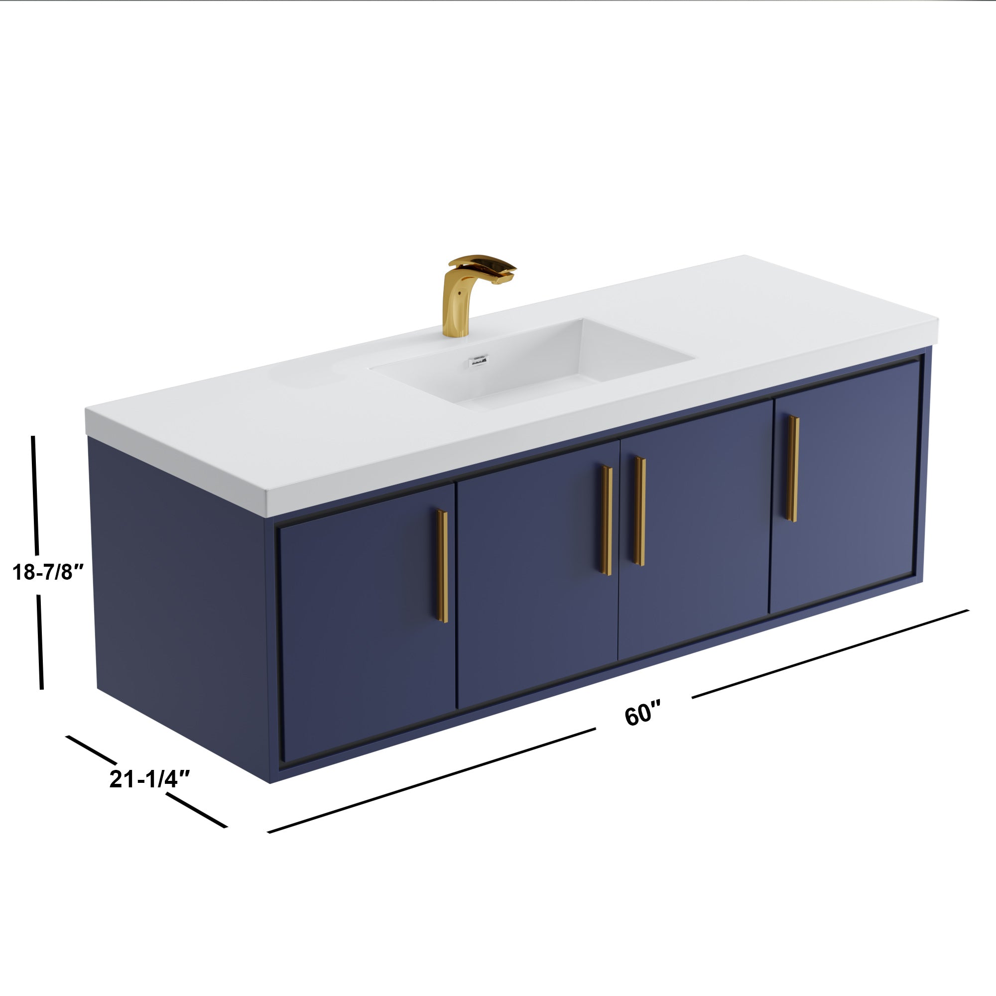 007 Series - 60 Inch Vanity