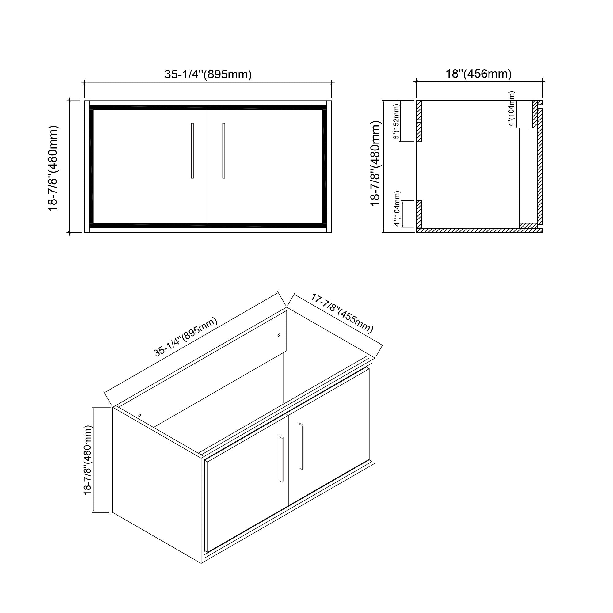 007 Series - 36 Inch Vanity