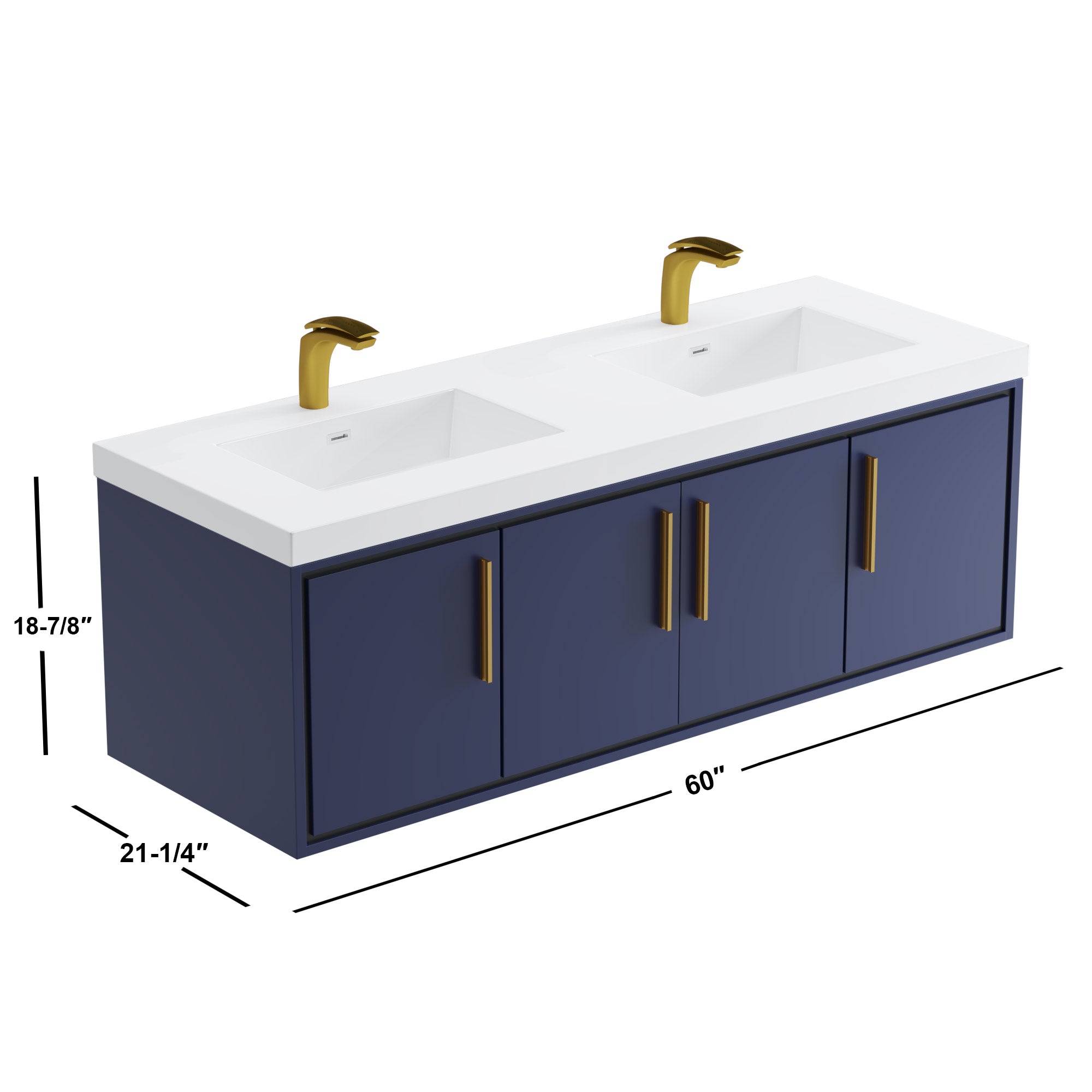 007 Series - 60 Inch Vanity