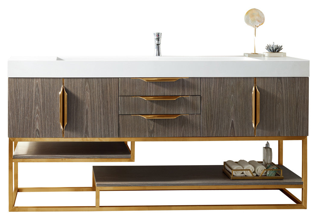Columbia 72" Single Vanity Cabinet
