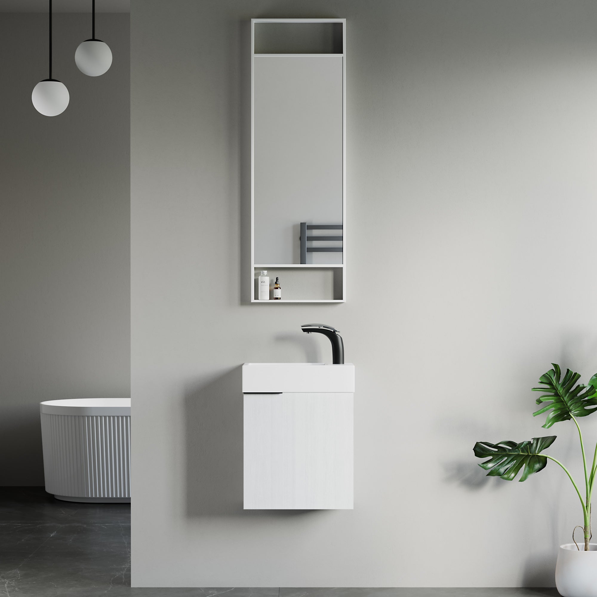 011 Series - 18 Inch Vanity With Basin