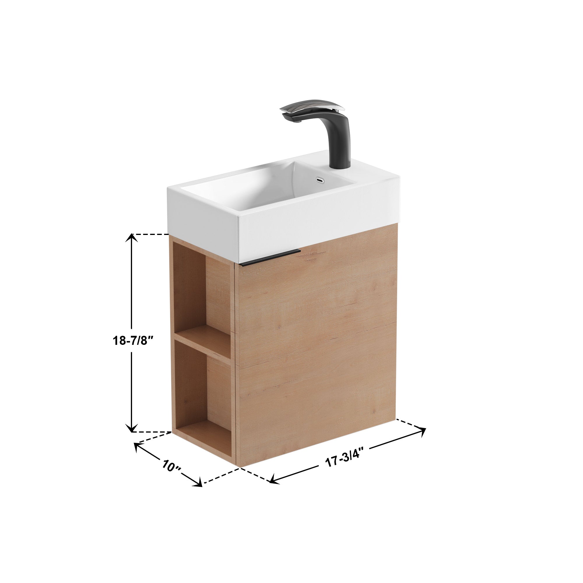 011 Series - 18 Inch Vanity With Basin