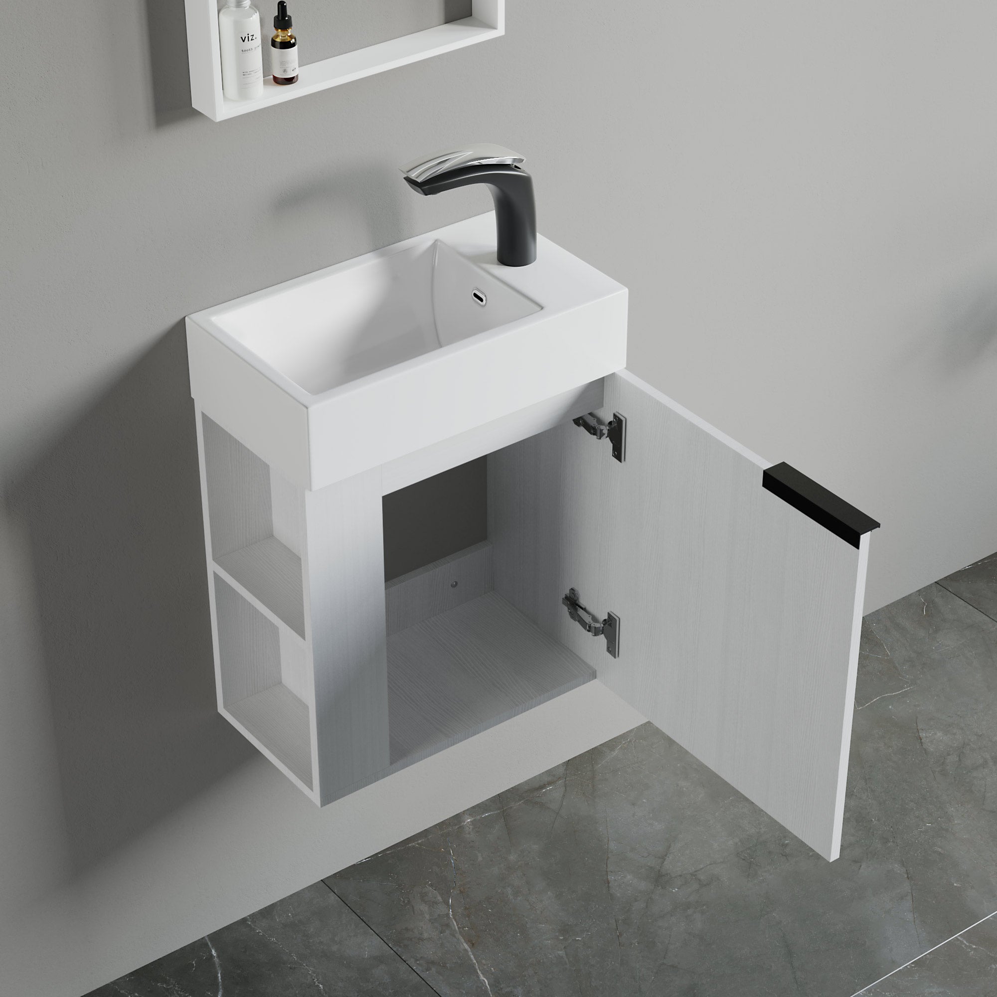 011 Series - 18 Inch Vanity With Basin