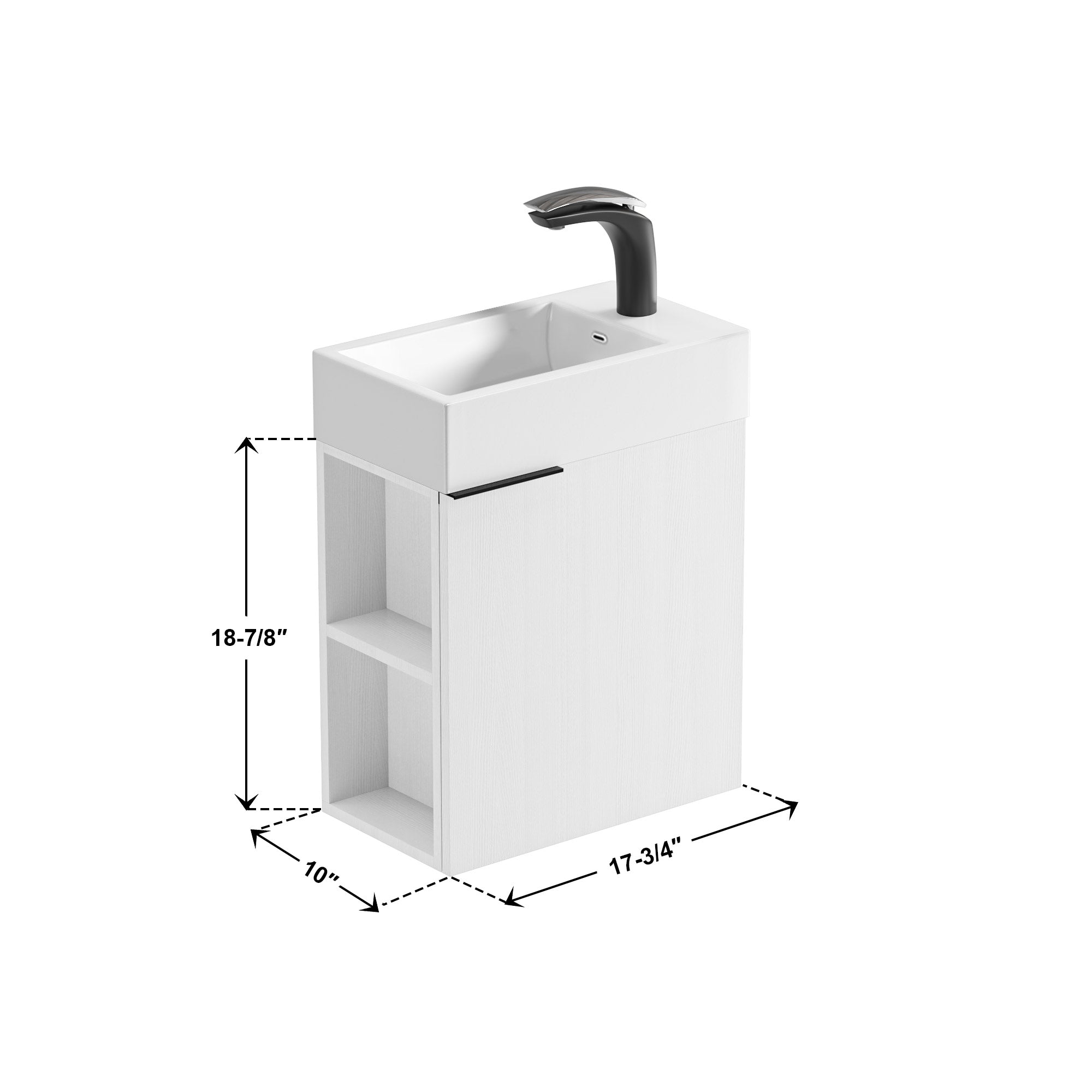 011 Series - 18 Inch Vanity With Basin