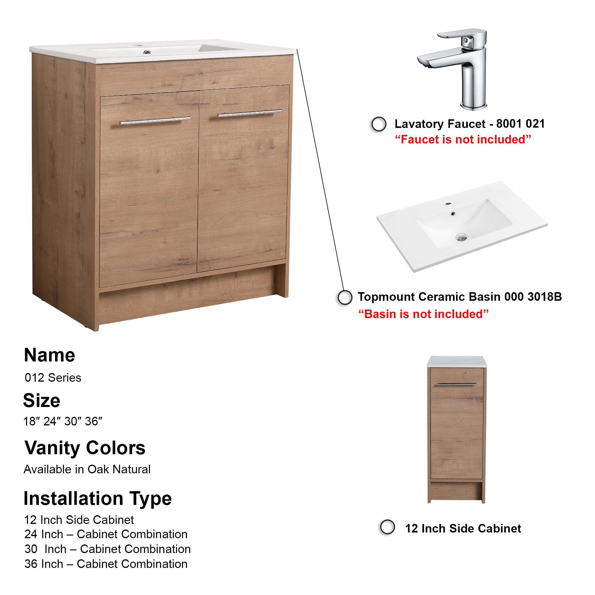 012 Series - 30 Inch Vanity