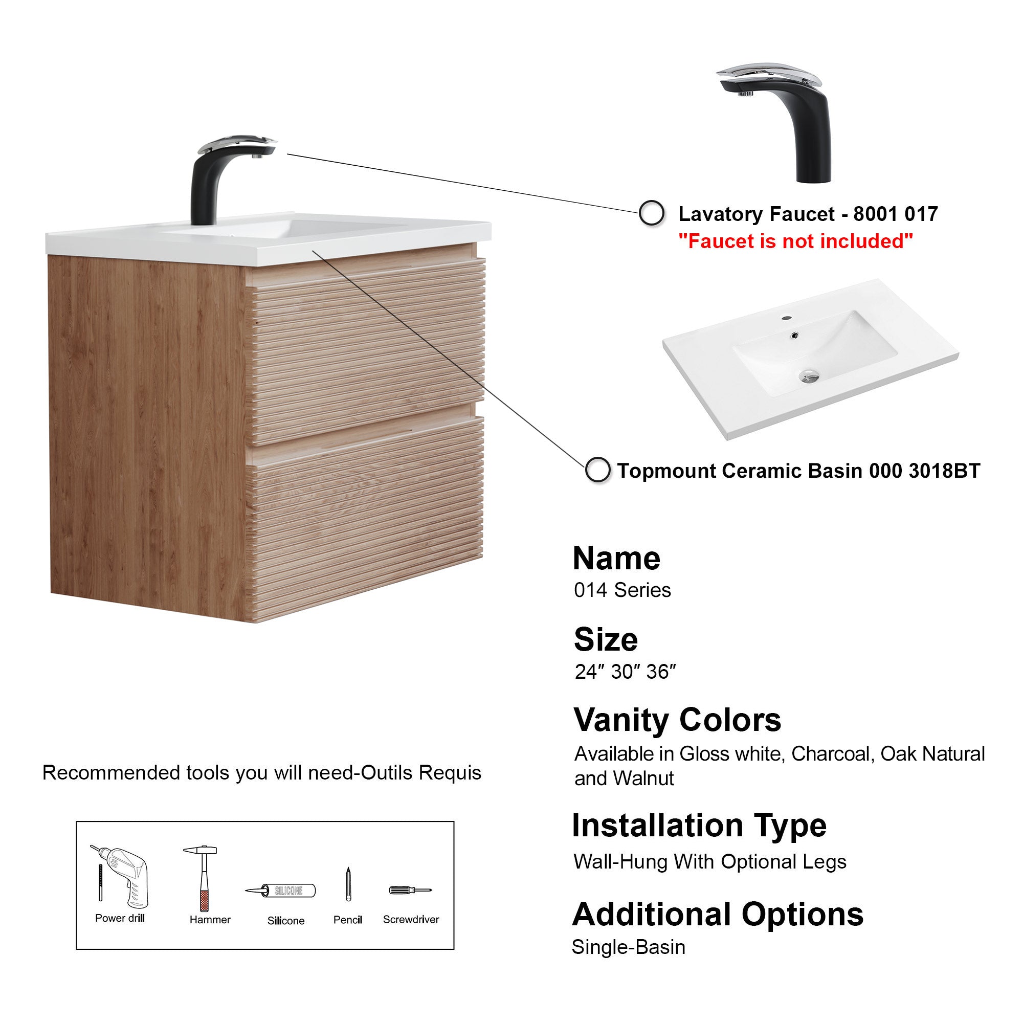 014 Series - 30 Inch Vanity