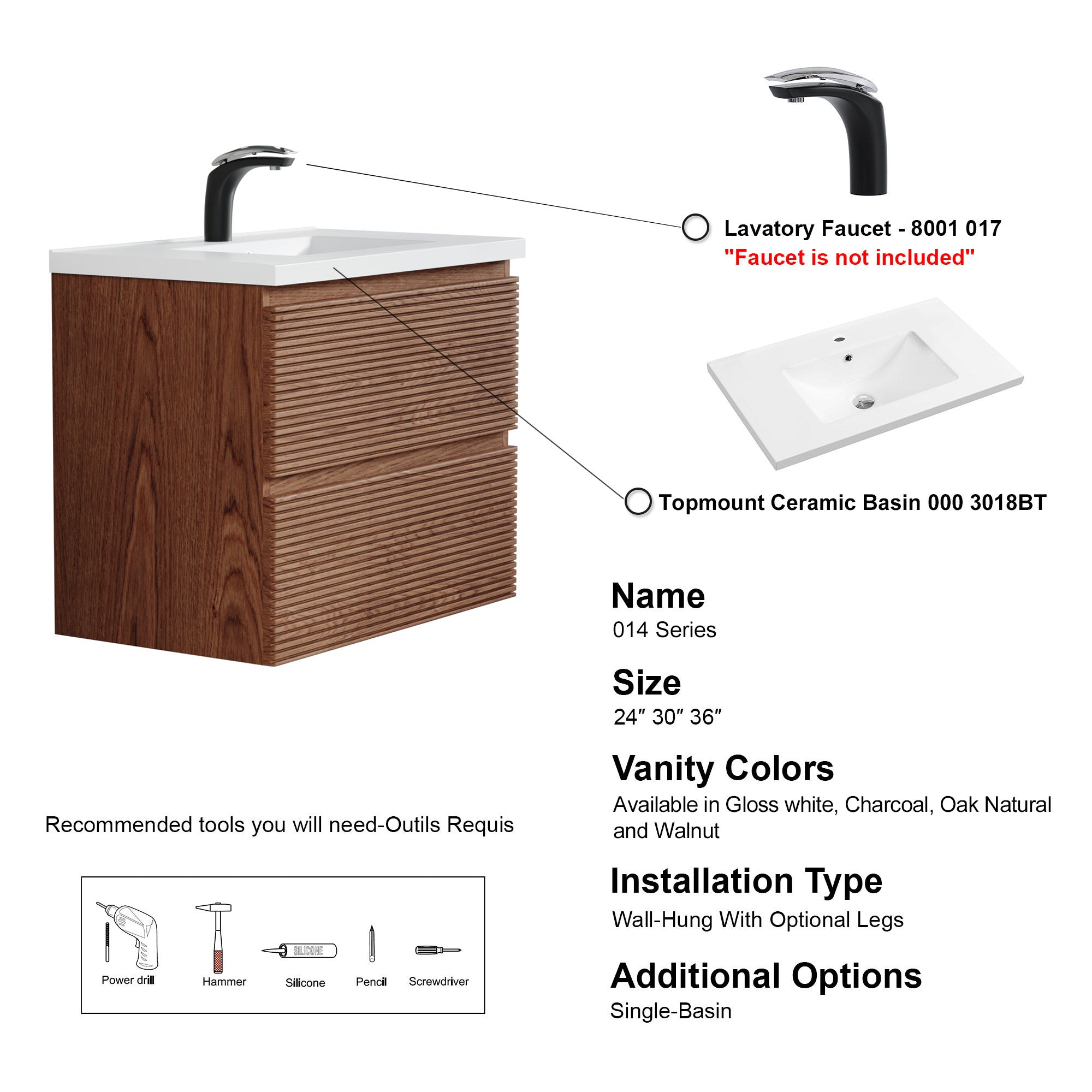 014 Series - 30 Inch Vanity