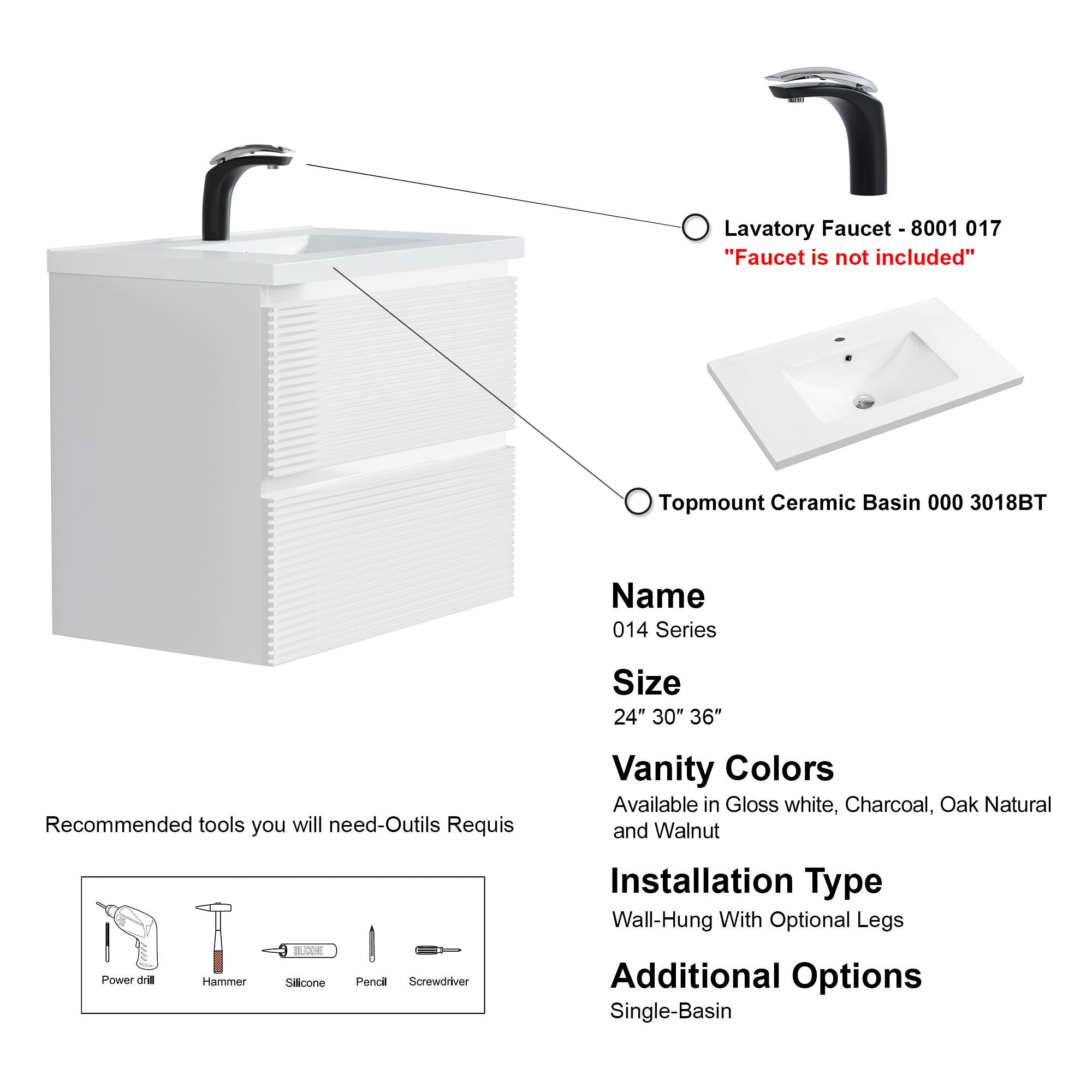 014 Series - 30 Inch Vanity