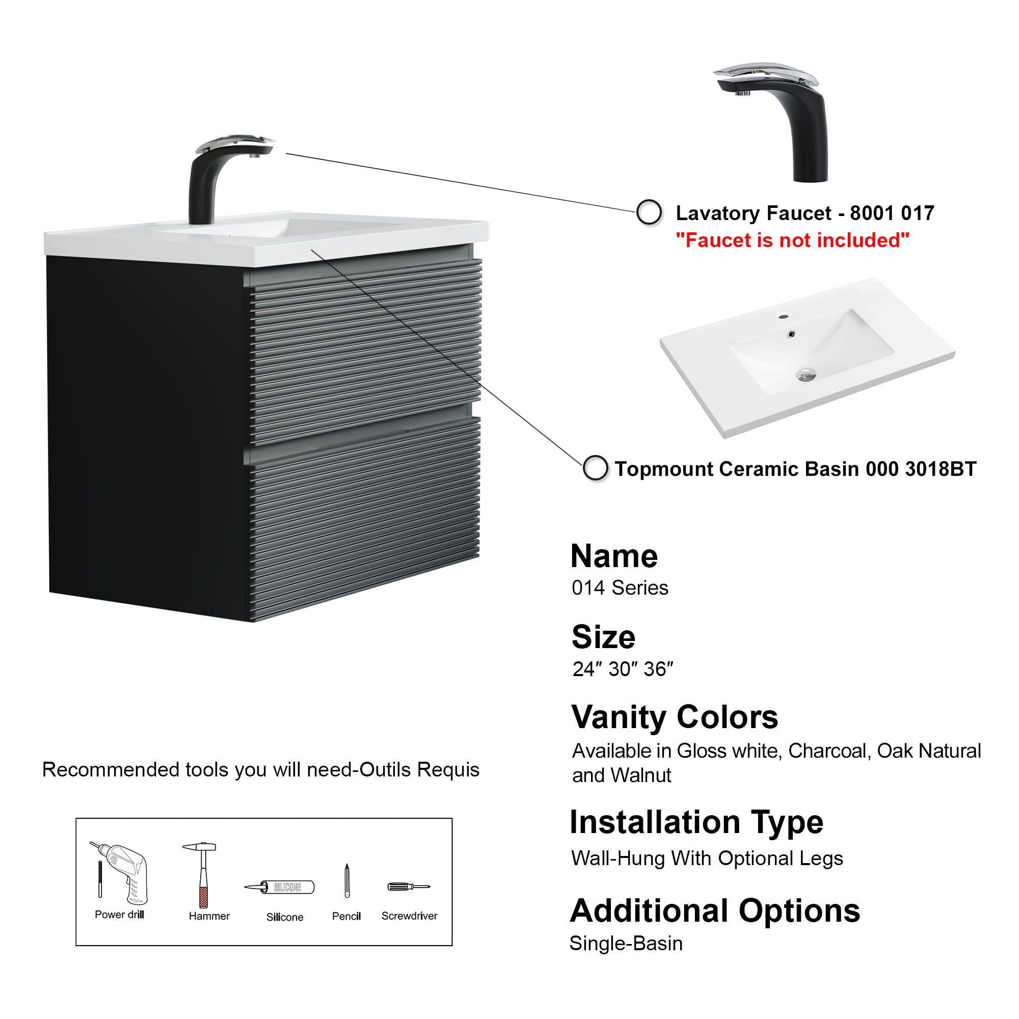 014 Series - 30 Inch Vanity