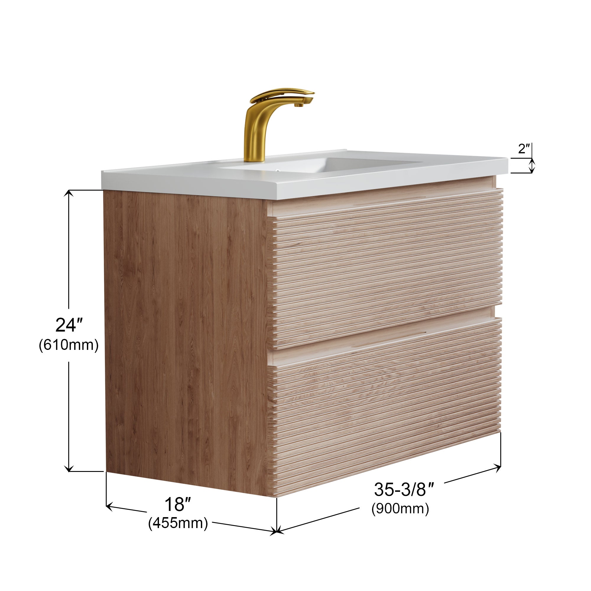 014 Series - 36 Inch Vanity