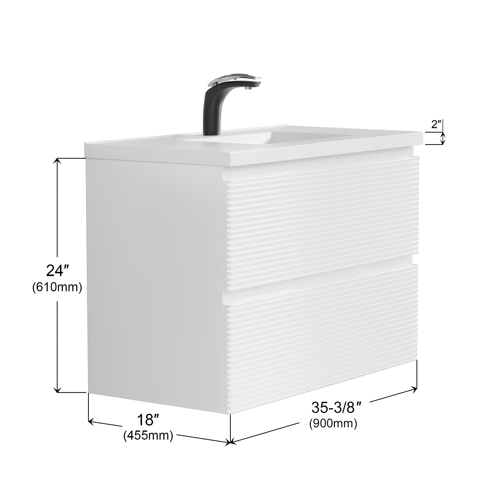014 Series - 36 Inch Vanity