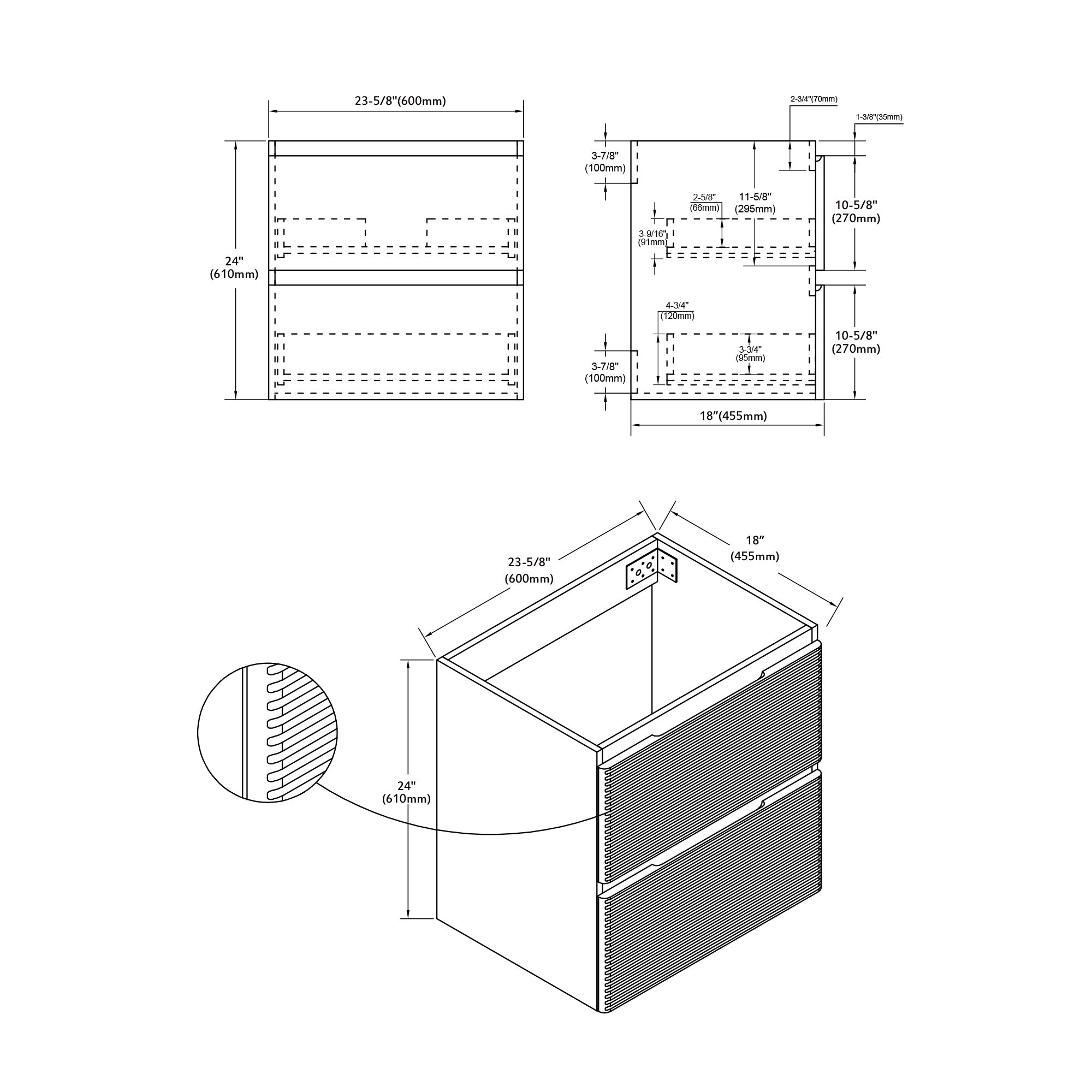 014 Series - 24 Inch Vanity
