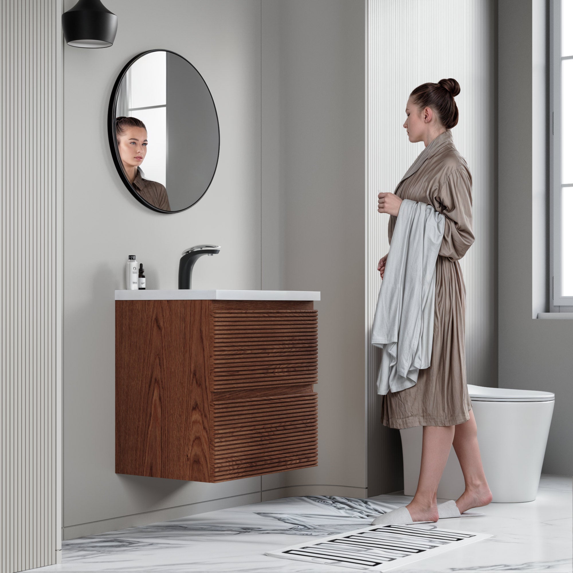 Alu Frame Mirror-5004 Dia 24?