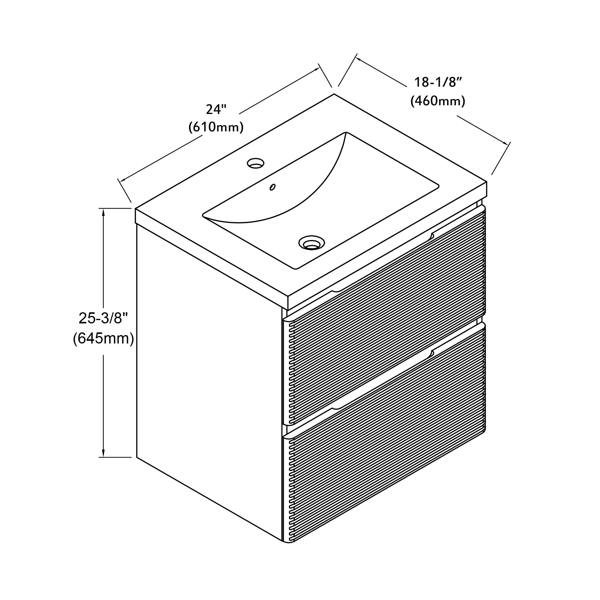 014 Series - 24 Inch Vanity
