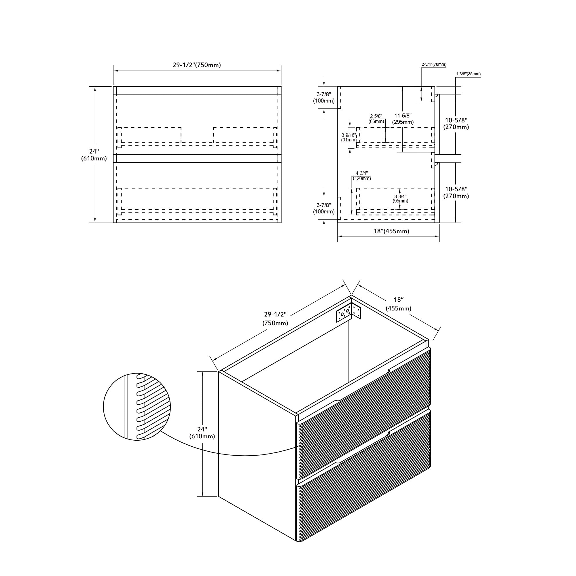 014 Series - 30 Inch Vanity