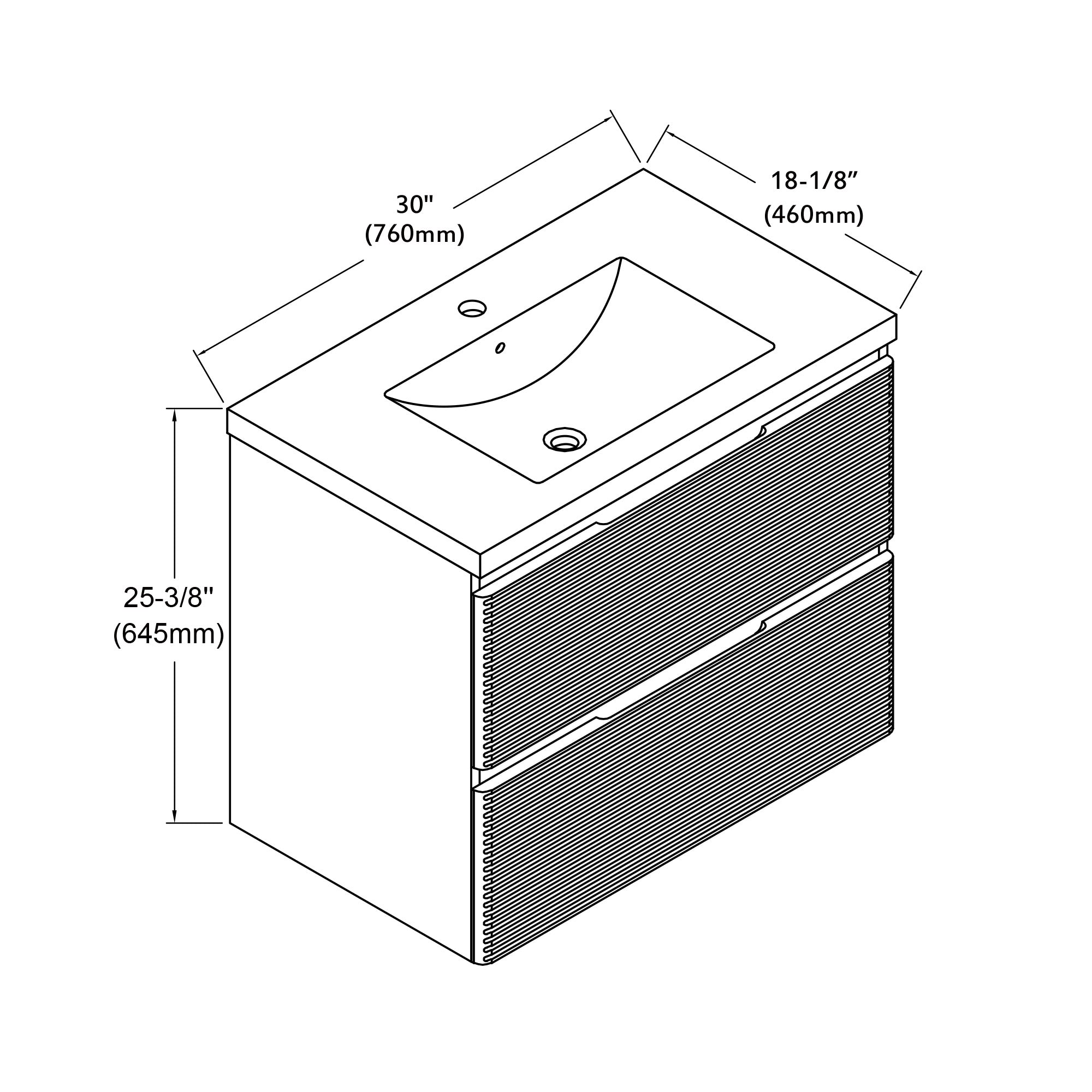 014 Series - 30 Inch Vanity