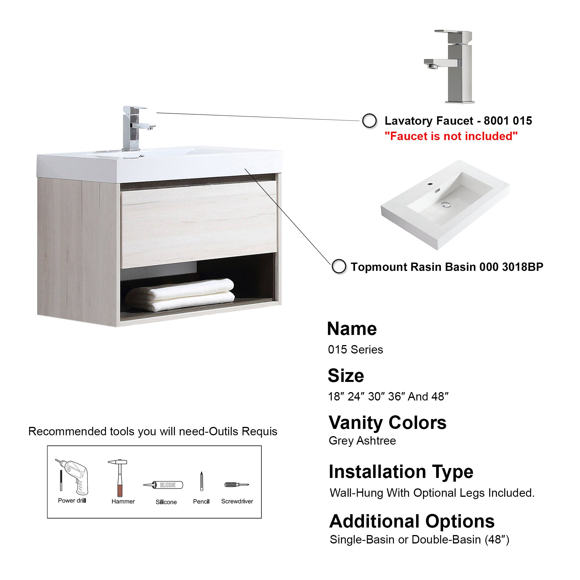 015 Series-30 Inch Vanity