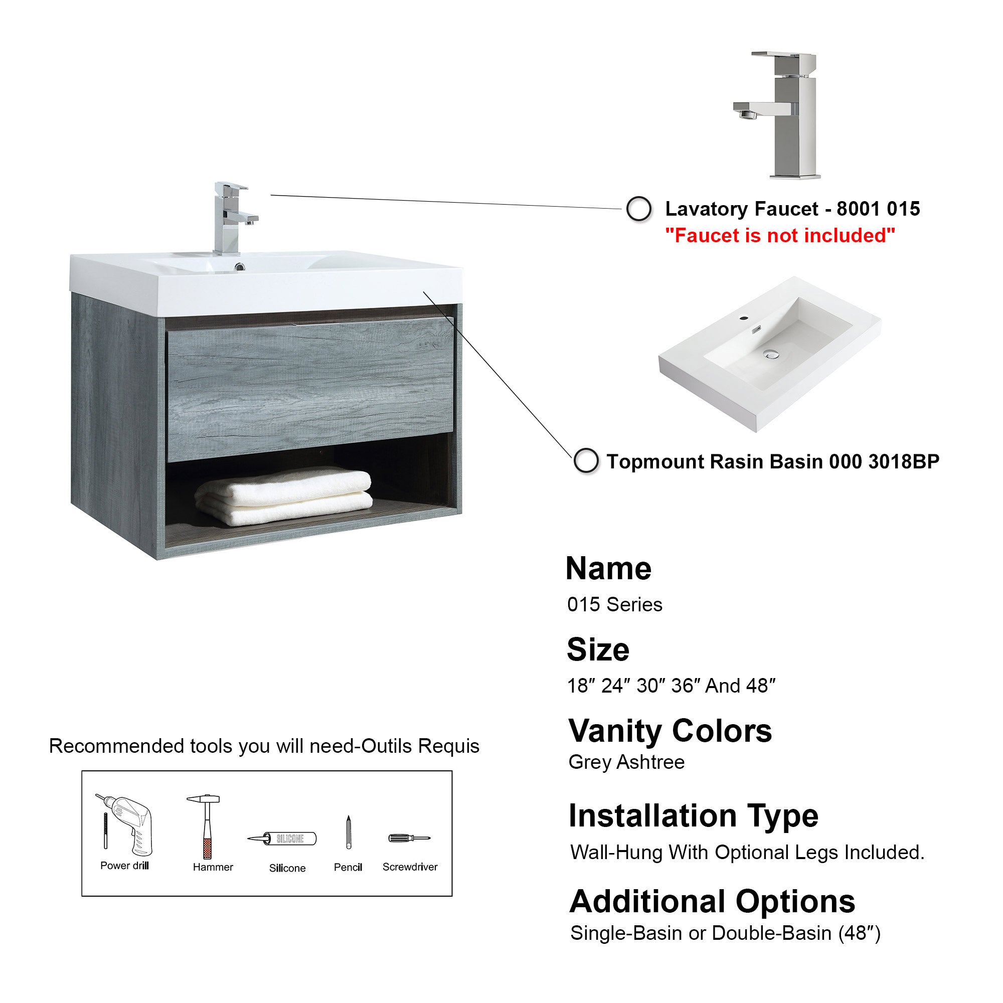 015 Series-30 Inch Vanity
