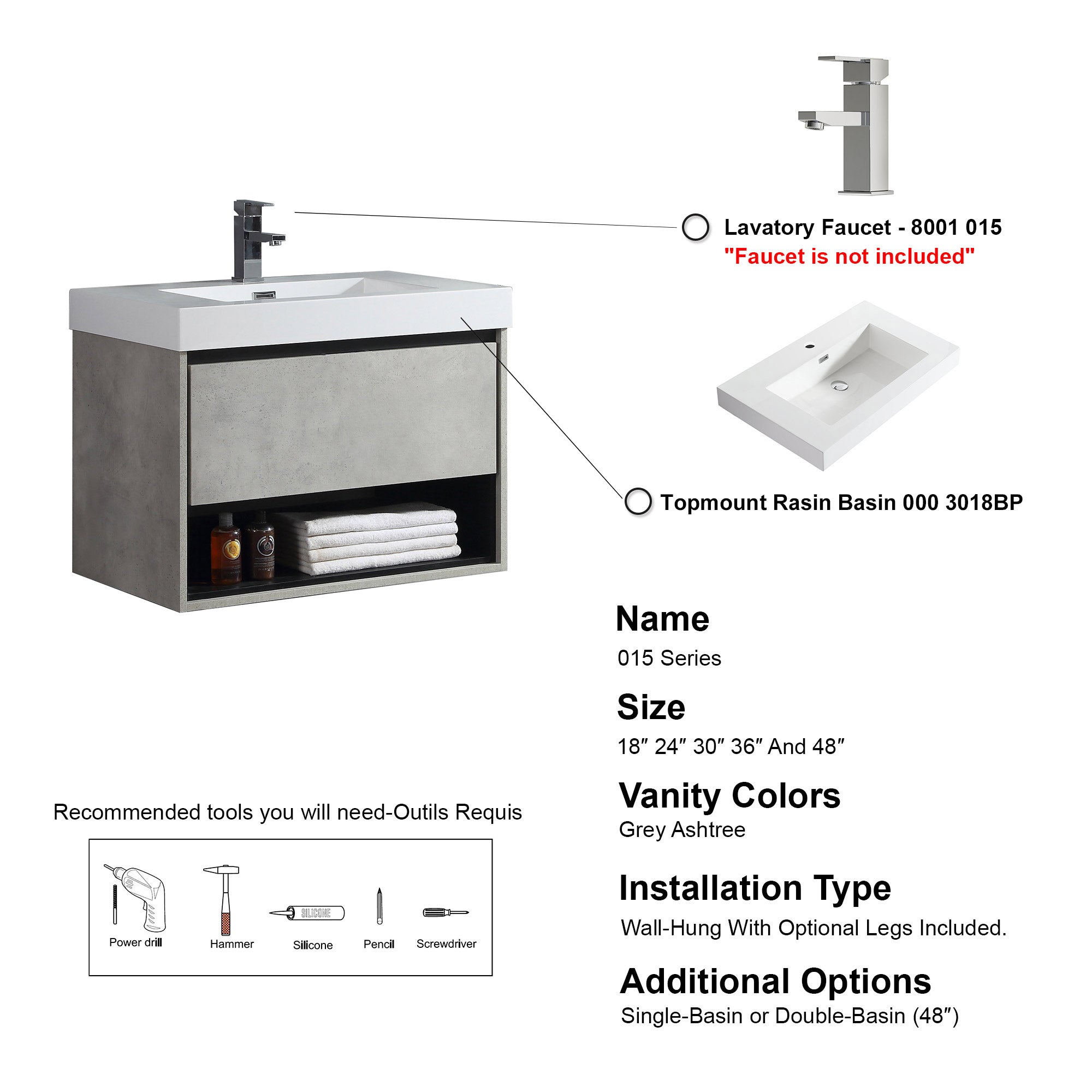 015 Series-30 Inch Vanity