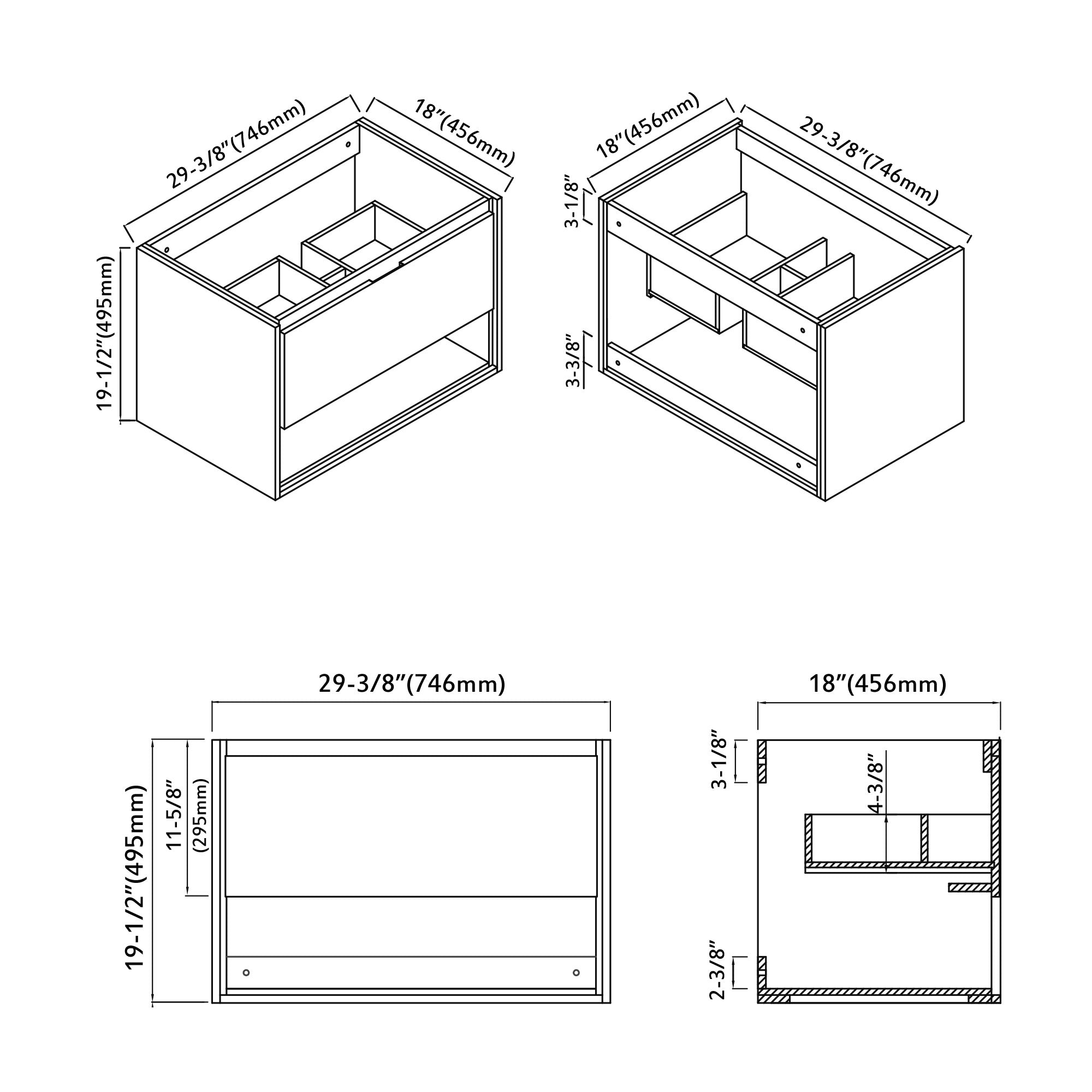 015 Series-30 Inch Vanity