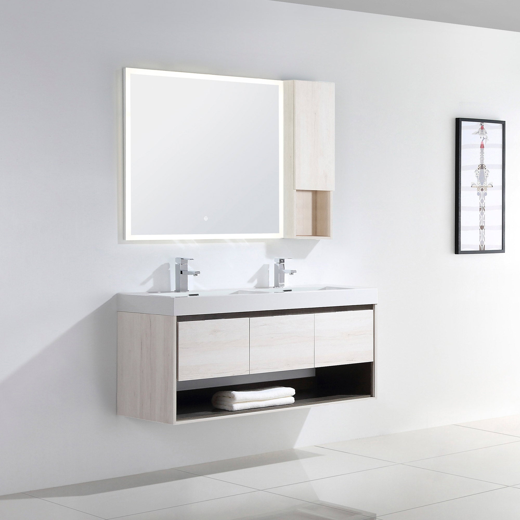 015 Series-48 Inch Vanity - Double Sinks