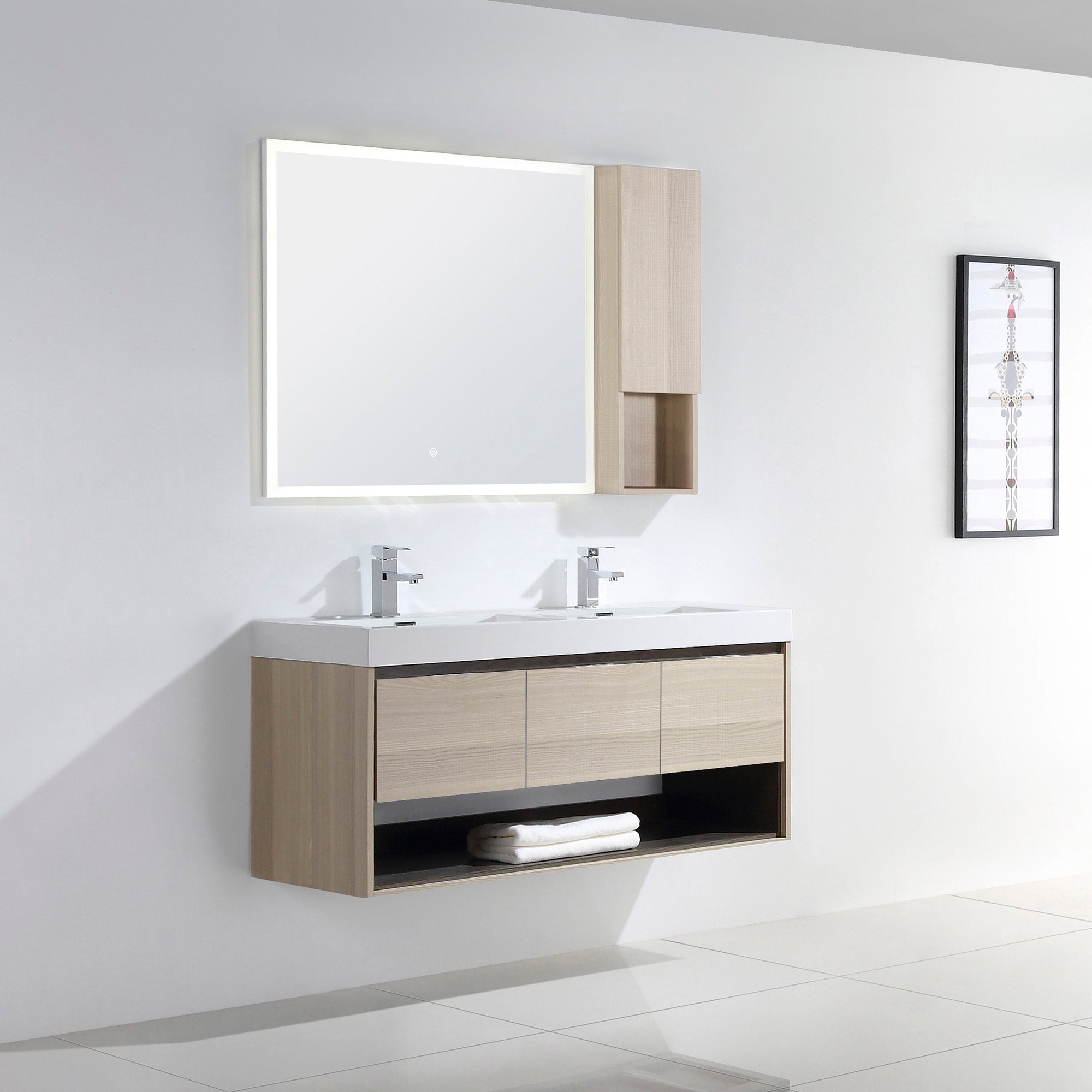 015 Series-48 Inch Vanity - Double Sinks