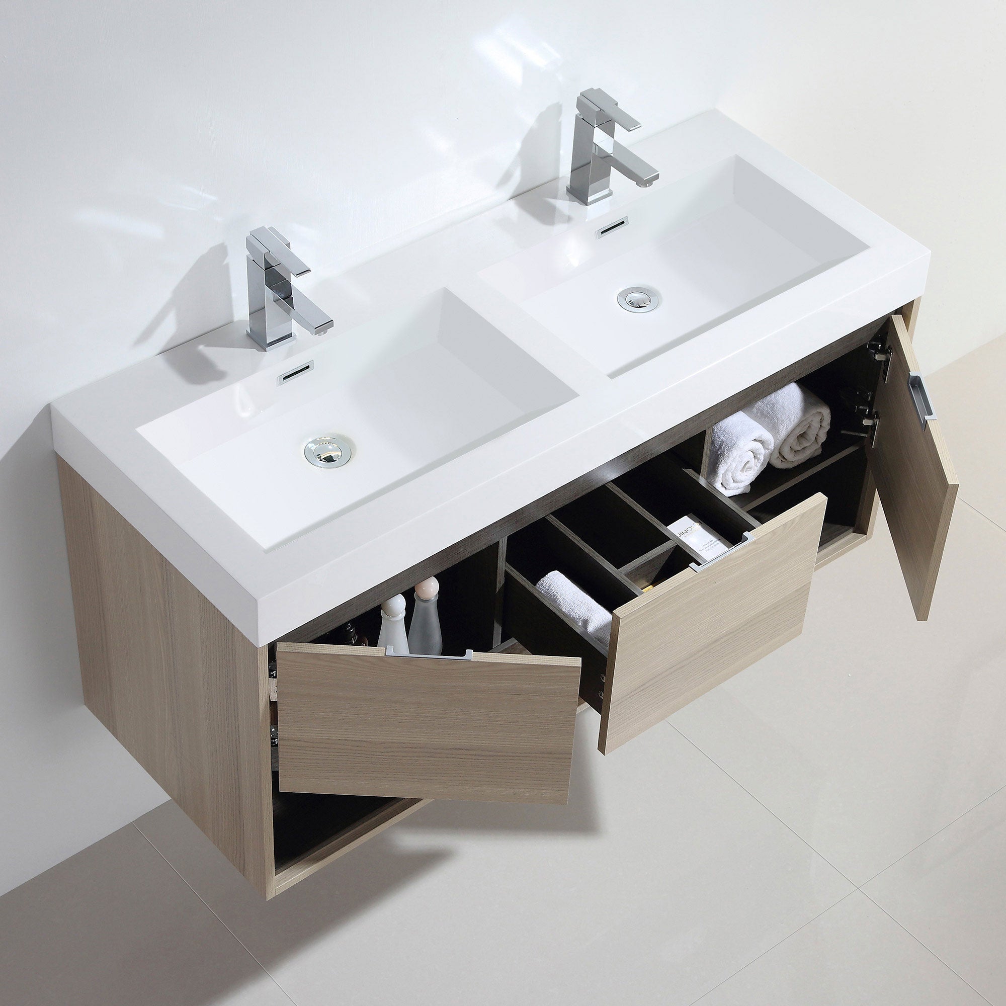 015 Series-48 Inch Vanity - Double Sinks