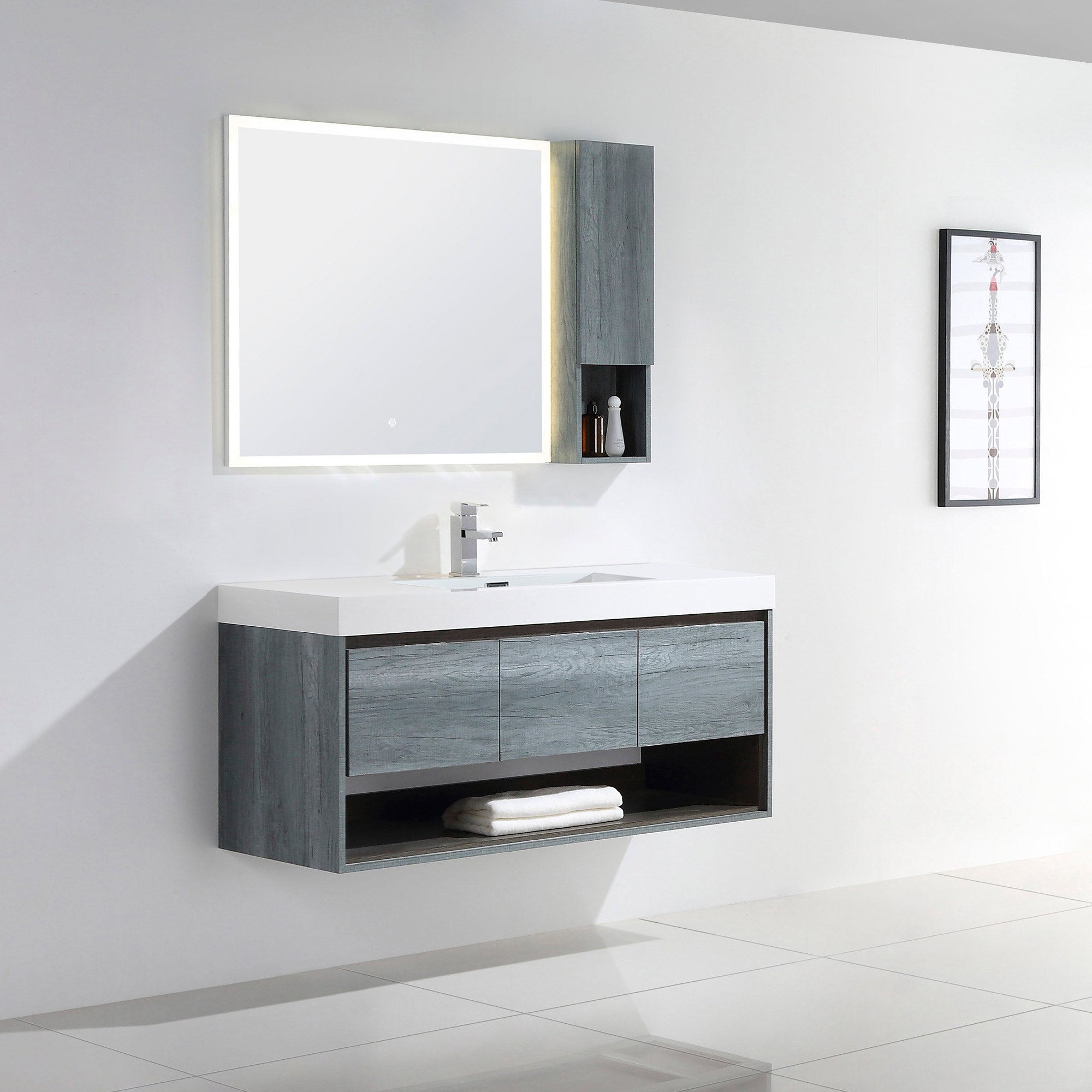 015 Series-48 Inch Vanity - Single Sink