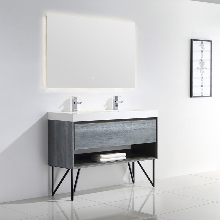 015 Series-48 Inch Vanity - Double Sinks