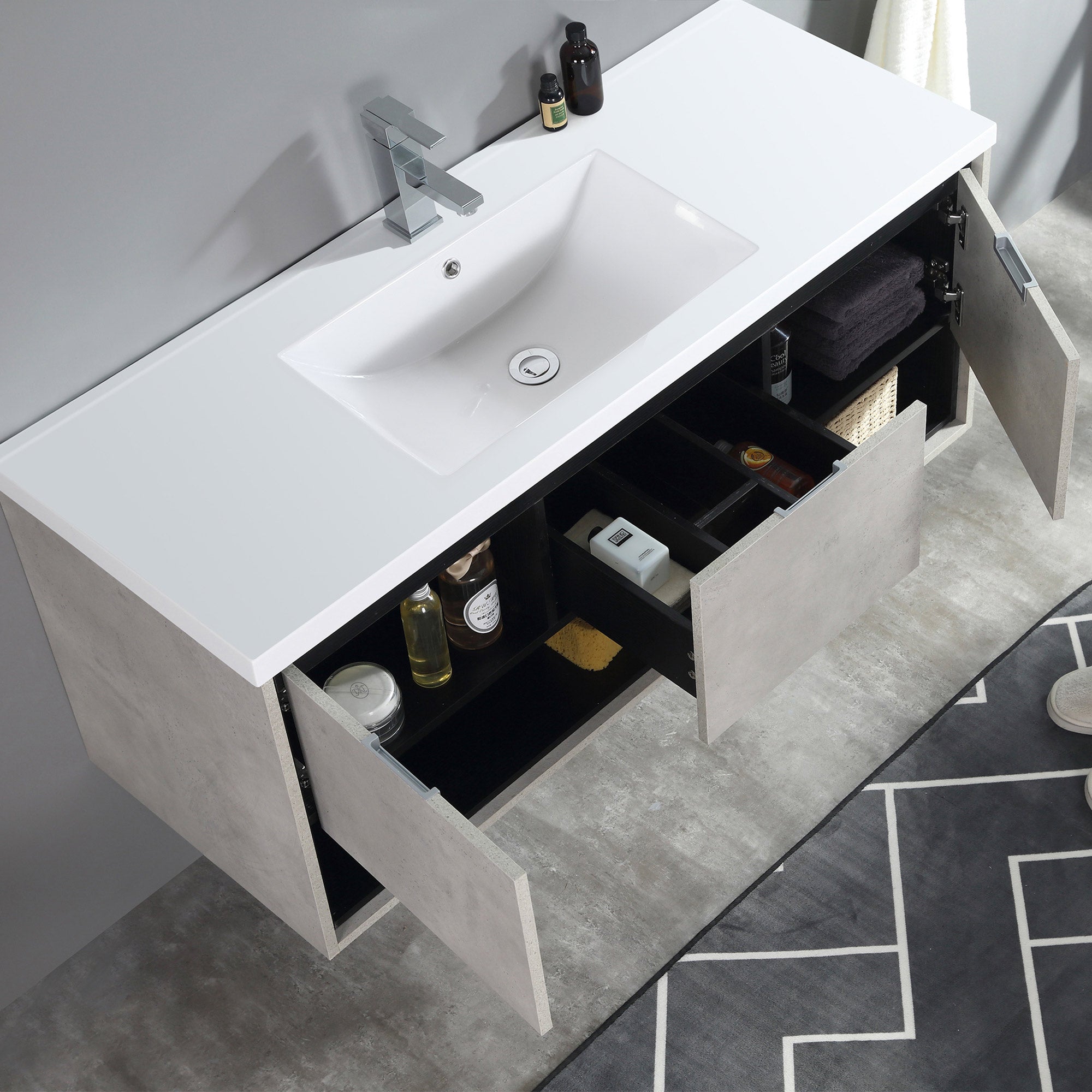 015 Series-48 Inch Vanity - Single Sink