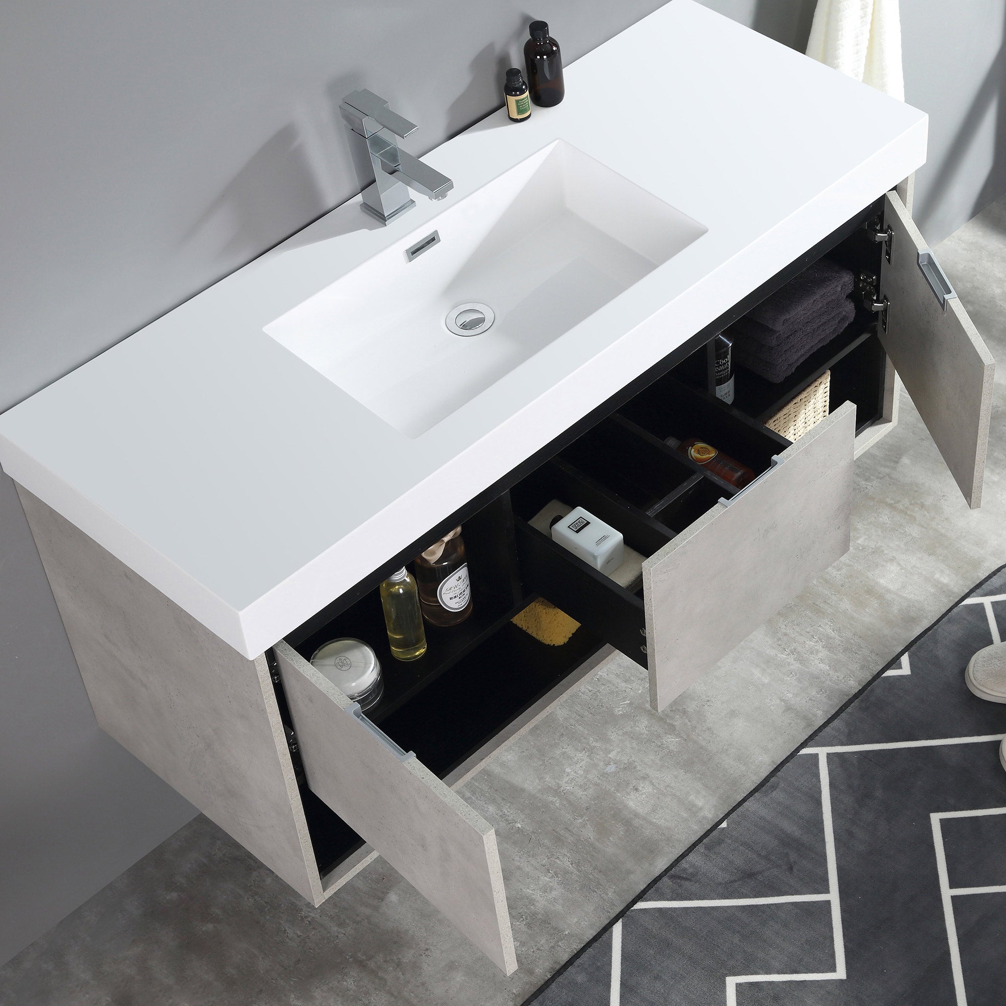 015 Series-48 Inch Vanity - Single Sink