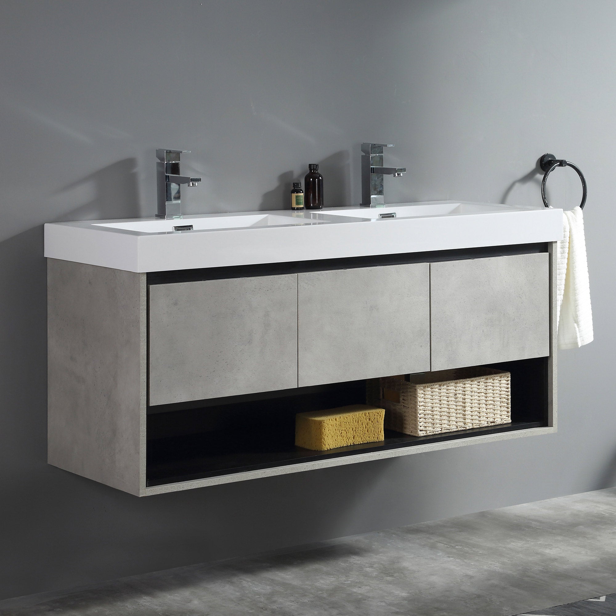 015 Series-48 Inch Vanity - Double Sinks
