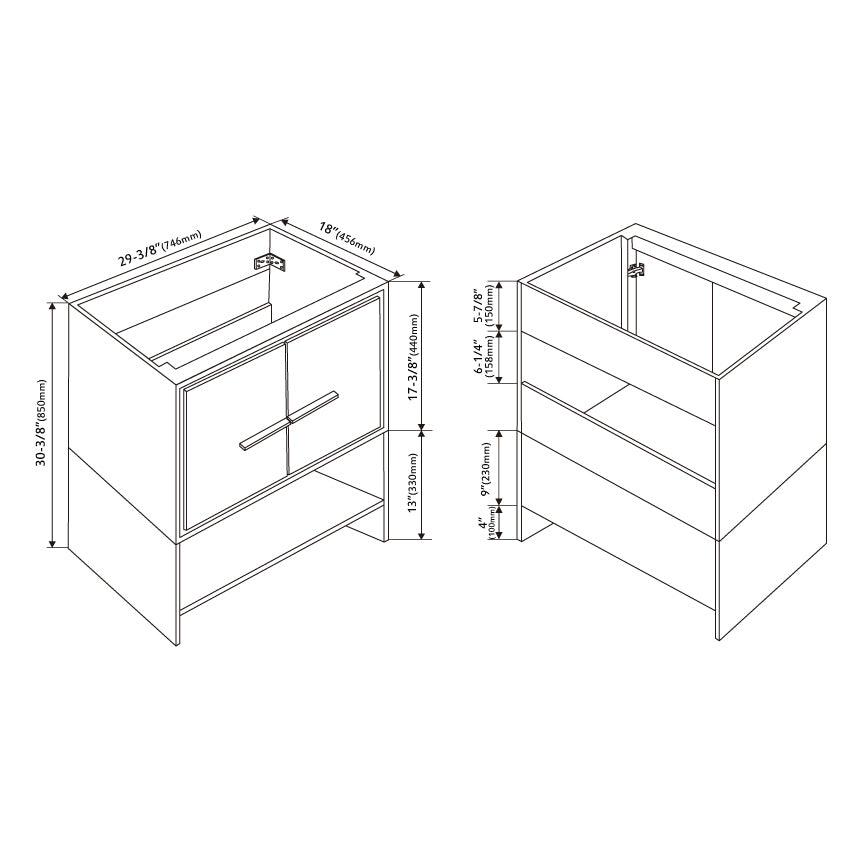 017 Series - 30 Inch Vanity