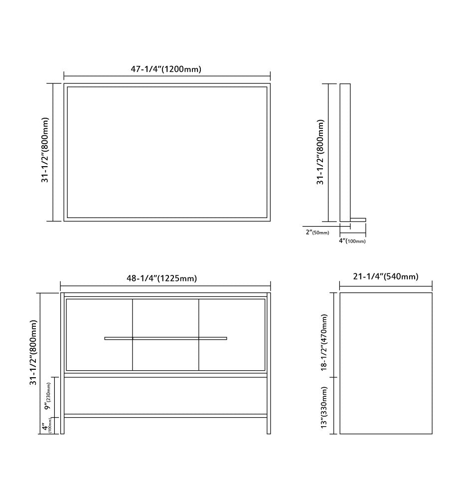 017 Series-48 Inch Vanity