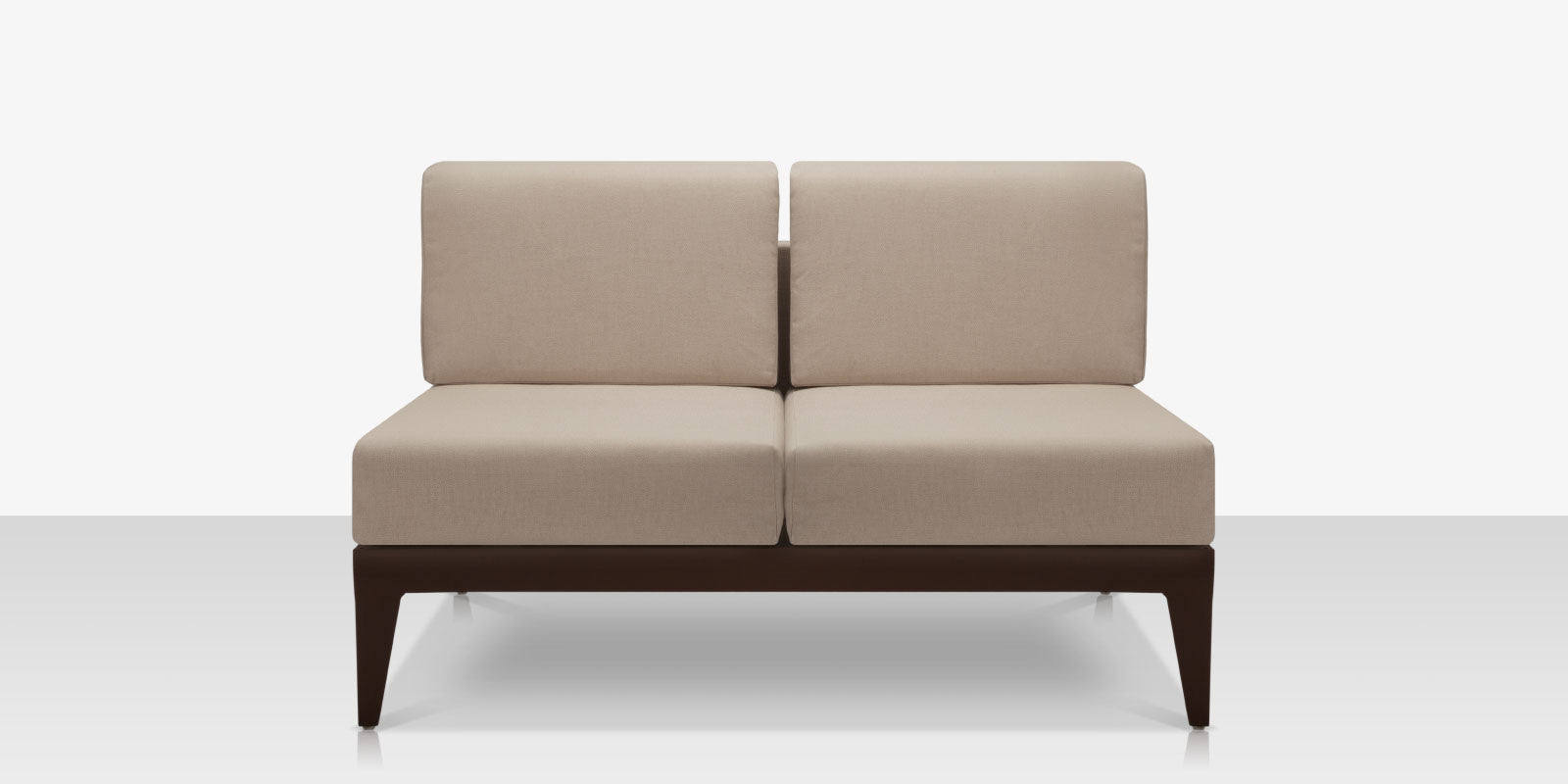 South Beach Armless Loveseat