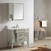 020 Series- 36 Inch Vanity-Grey Green With Basin