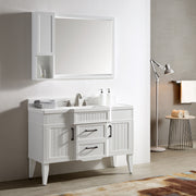 020 Series- 48 Inch Vanity-White With Basin