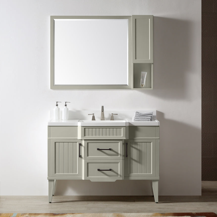 020 Series- 48 Inch Vanity-Grey Green With Basin