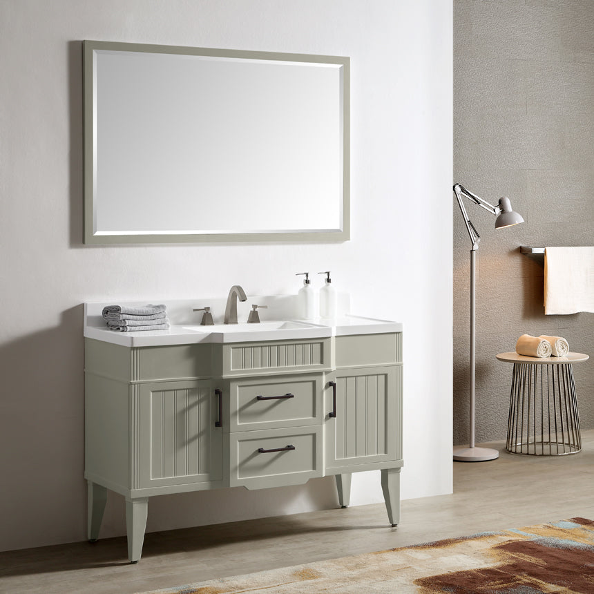 020 Series- 48 Inch Vanity-Grey Green With Basin