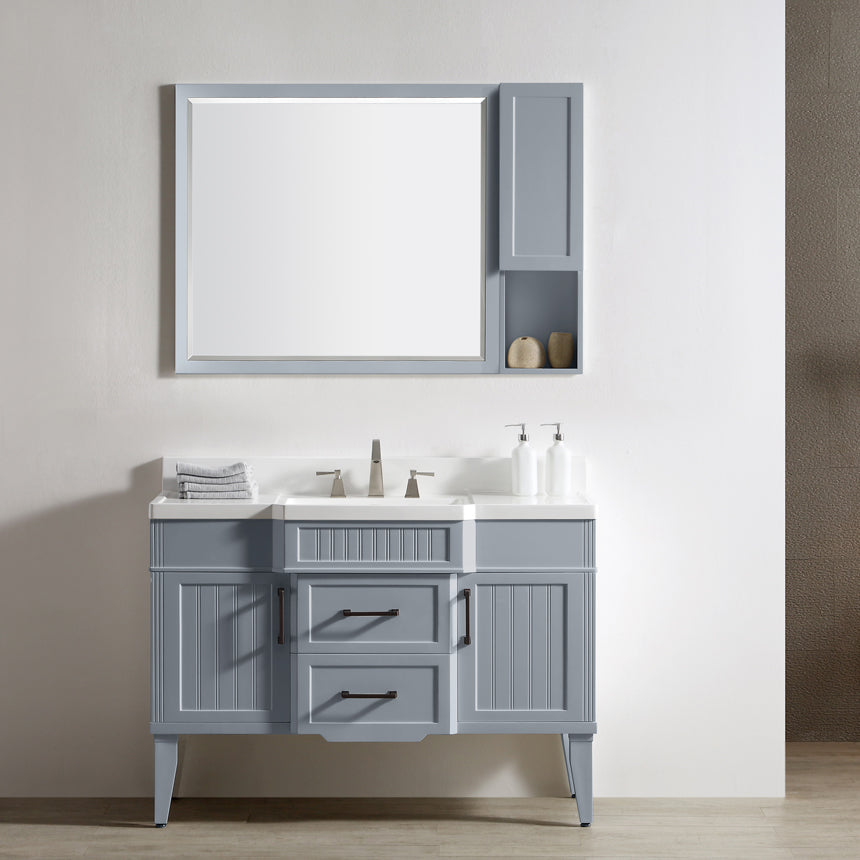 020 Series- 48 Inch Vanity-Grey Blue With Basin