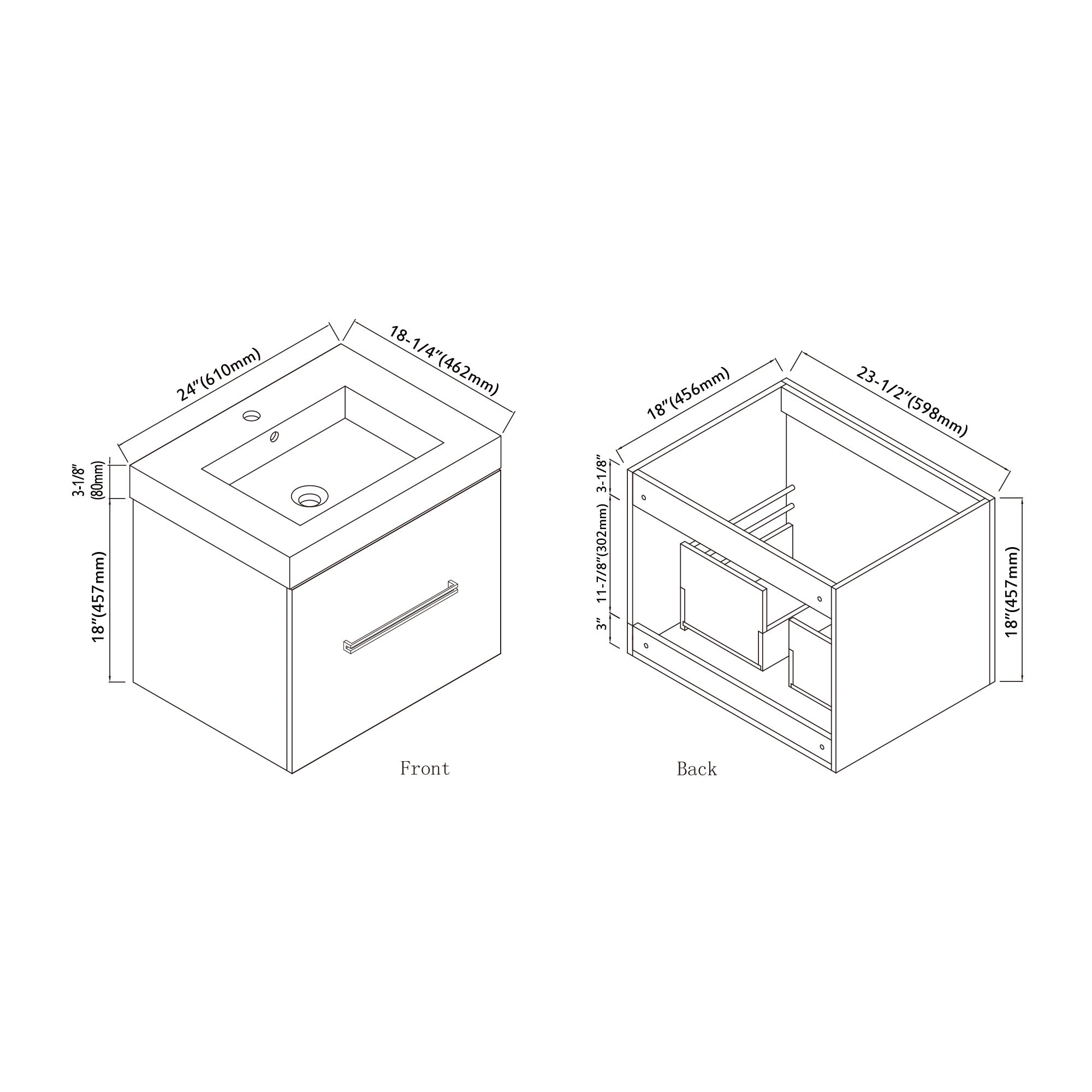 021 Series- 24 Inch Vanity