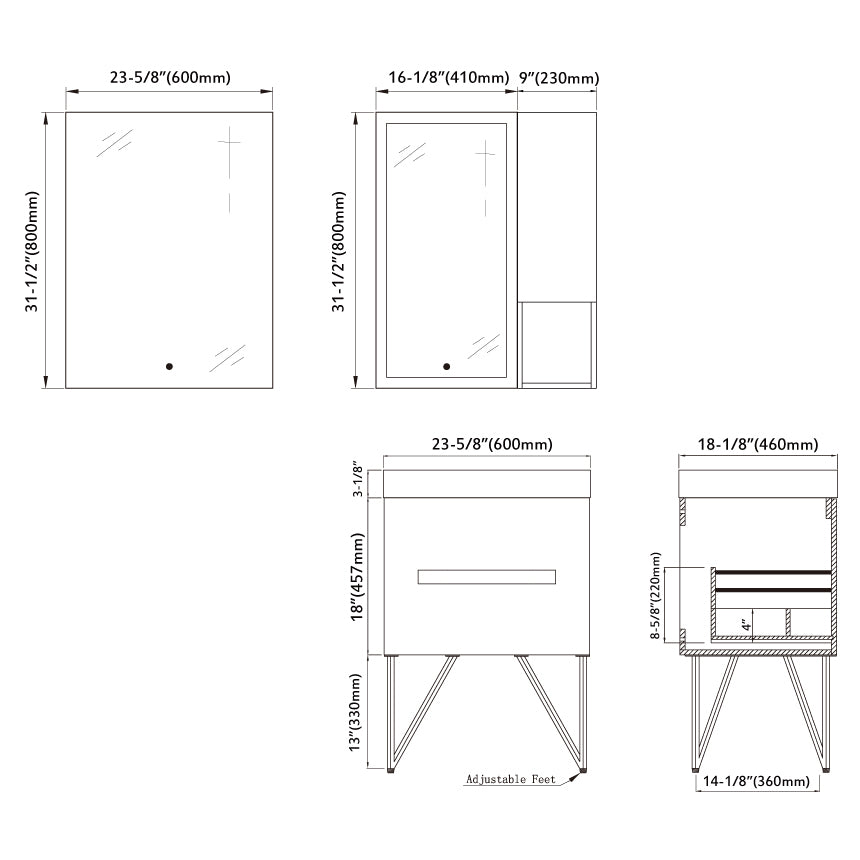 021 Series- 24 Inch Vanity