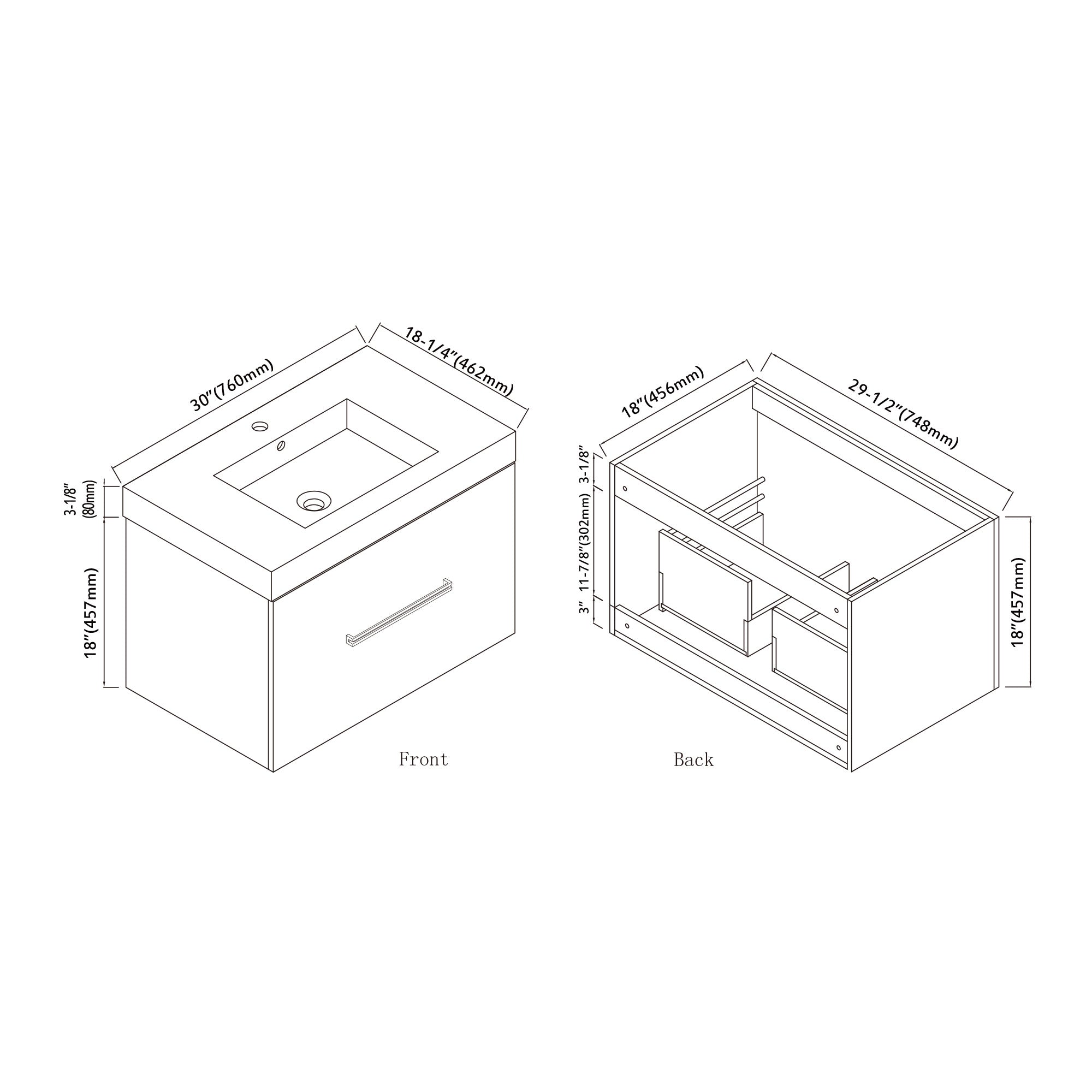 021 Series-30 Inch Vanity