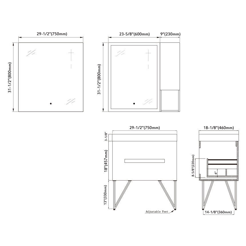 021 Series-30 Inch Vanity