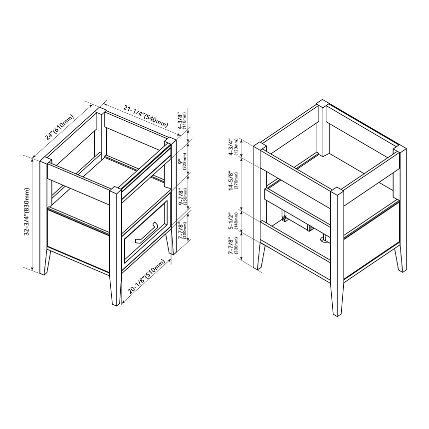 022 Series - 24 Inch Vanity
